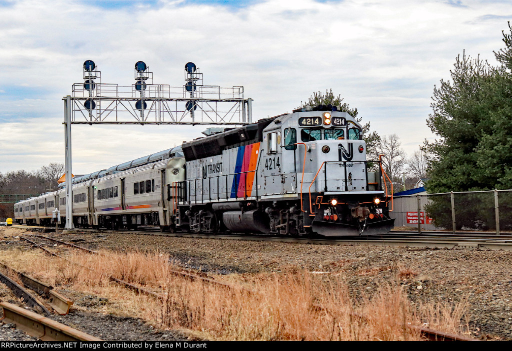 NJT 4214 on train 1721